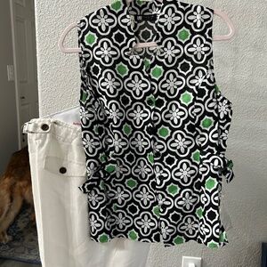 Classic Summer Linen Two Piece Set, Never Worn Sz 14